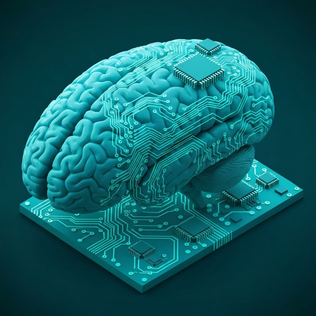 AI Brain Illustration